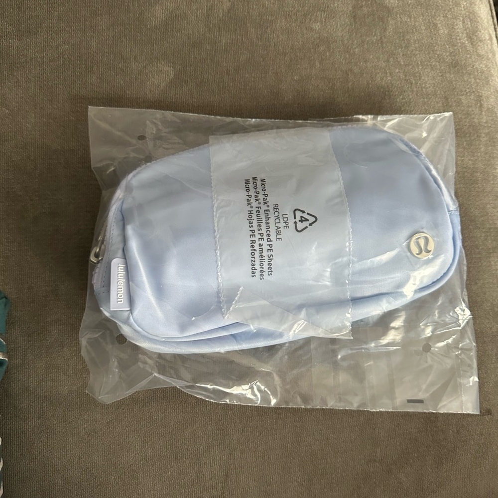 Lululemon everywhere belt bag. Pastel blue
